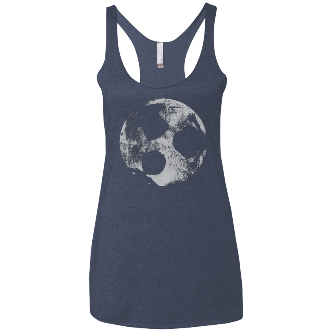 T-Shirts Vintage Navy / X-Small Brothers Moon Women's Triblend Racerback Tank