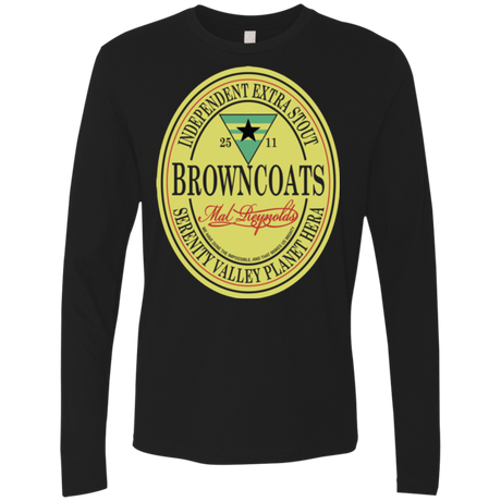 T-Shirts Black / Small Browncoats Stout Men's Premium Long Sleeve