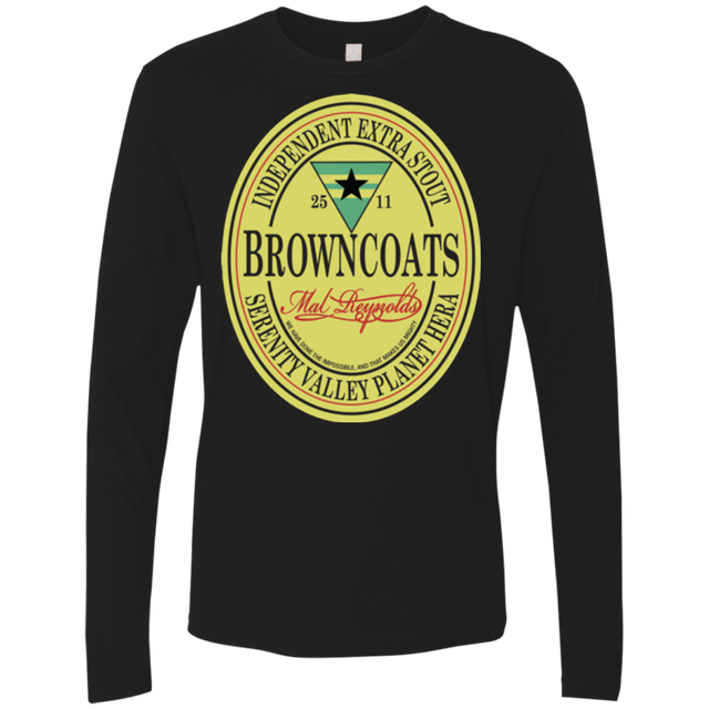 T-Shirts Black / Small Browncoats Stout Men's Premium Long Sleeve
