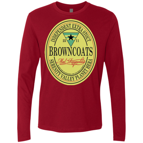 T-Shirts Cardinal / Small Browncoats Stout Men's Premium Long Sleeve