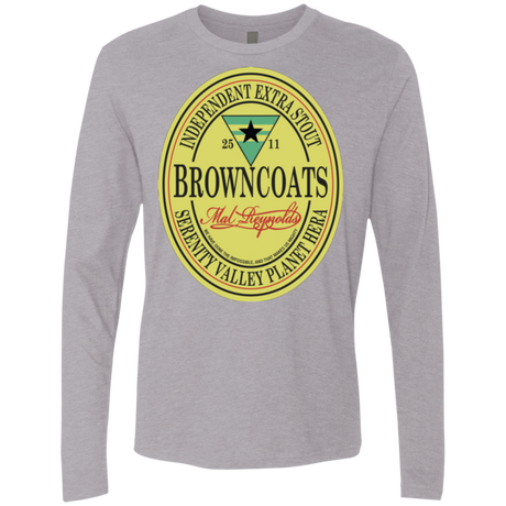 T-Shirts Heather Grey / Small Browncoats Stout Men's Premium Long Sleeve
