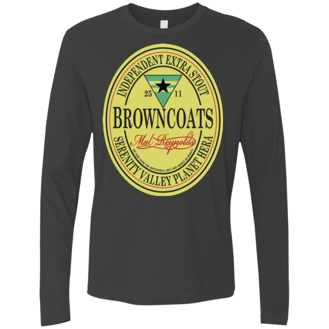 T-Shirts Heavy Metal / Small Browncoats Stout Men's Premium Long Sleeve