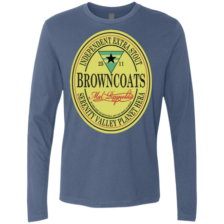 T-Shirts Indigo / Small Browncoats Stout Men's Premium Long Sleeve