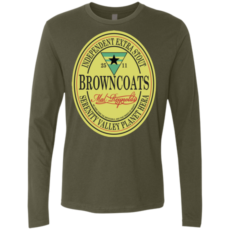 T-Shirts Military Green / Small Browncoats Stout Men's Premium Long Sleeve