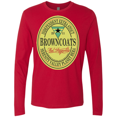 T-Shirts Red / Small Browncoats Stout Men's Premium Long Sleeve