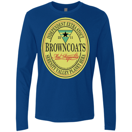 T-Shirts Royal / Small Browncoats Stout Men's Premium Long Sleeve