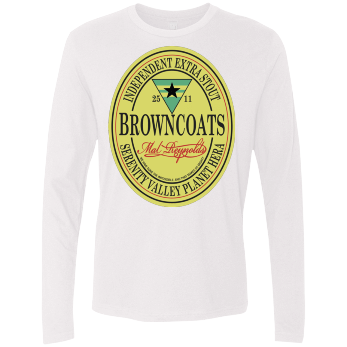 T-Shirts White / Small Browncoats Stout Men's Premium Long Sleeve