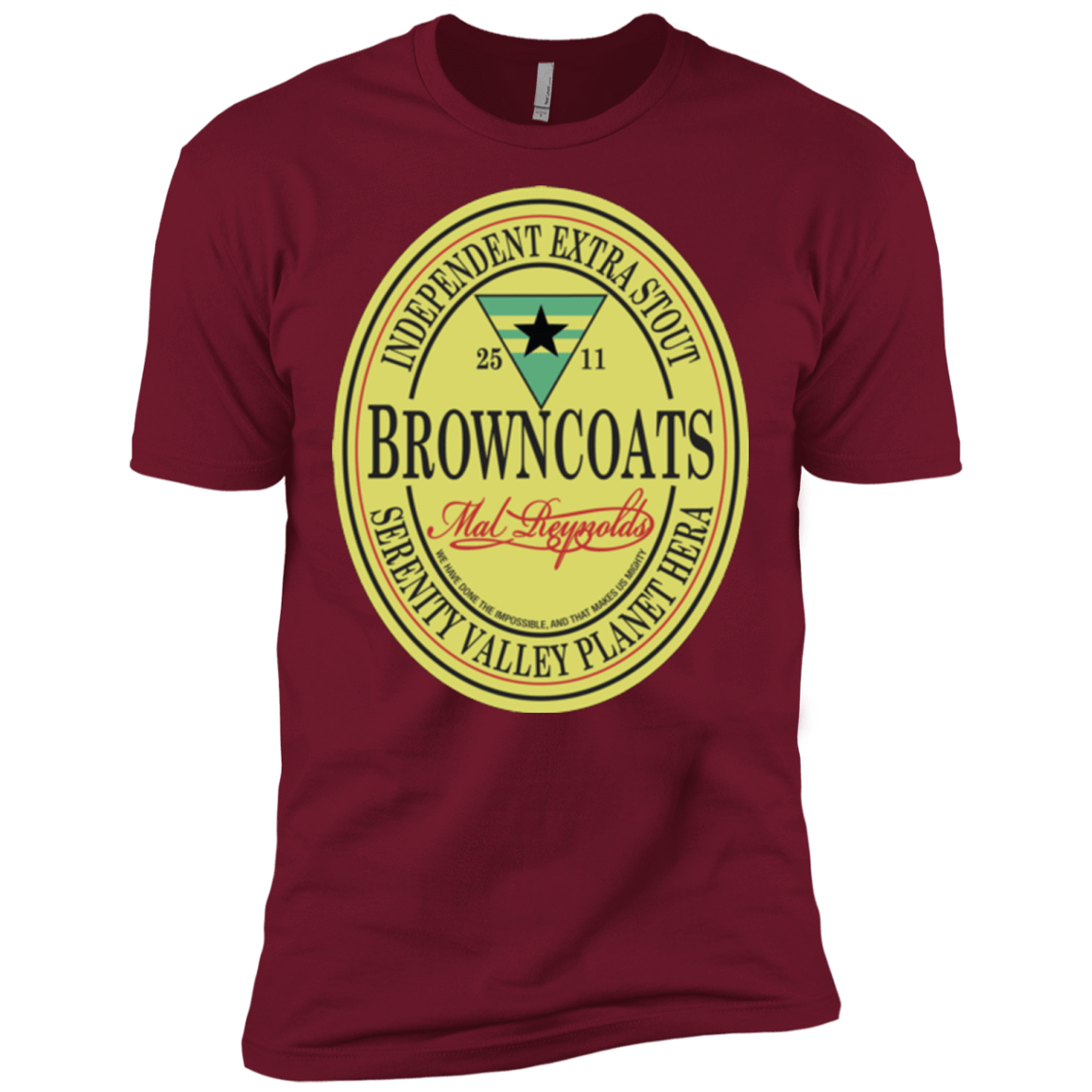 T-Shirts Cardinal / X-Small Browncoats Stout Men's Premium T-Shirt