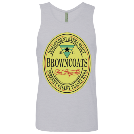 T-Shirts Heather Grey / Small Browncoats Stout Men's Premium Tank Top