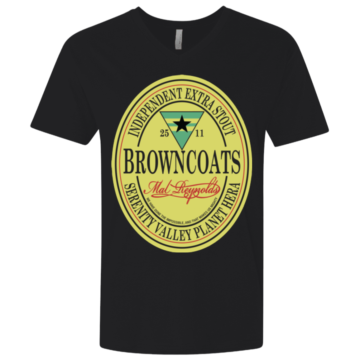 T-Shirts Black / X-Small Browncoats Stout Men's Premium V-Neck