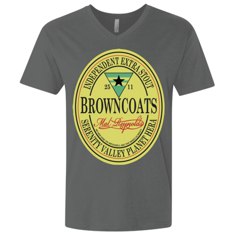 T-Shirts Heavy Metal / X-Small Browncoats Stout Men's Premium V-Neck