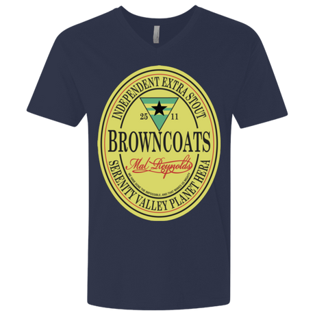 T-Shirts Midnight Navy / X-Small Browncoats Stout Men's Premium V-Neck