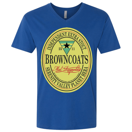 T-Shirts Royal / X-Small Browncoats Stout Men's Premium V-Neck