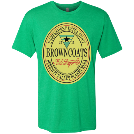 T-Shirts Envy / Small Browncoats Stout Men's Triblend T-Shirt