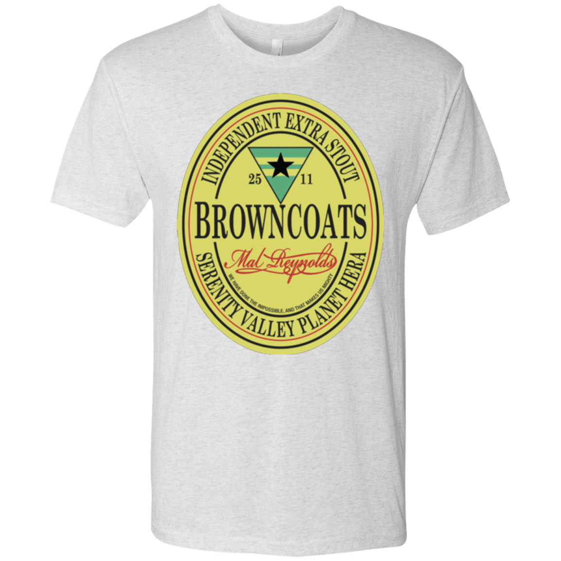 T-Shirts Heather White / Small Browncoats Stout Men's Triblend T-Shirt