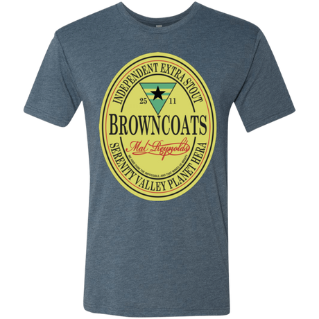 T-Shirts Indigo / Small Browncoats Stout Men's Triblend T-Shirt