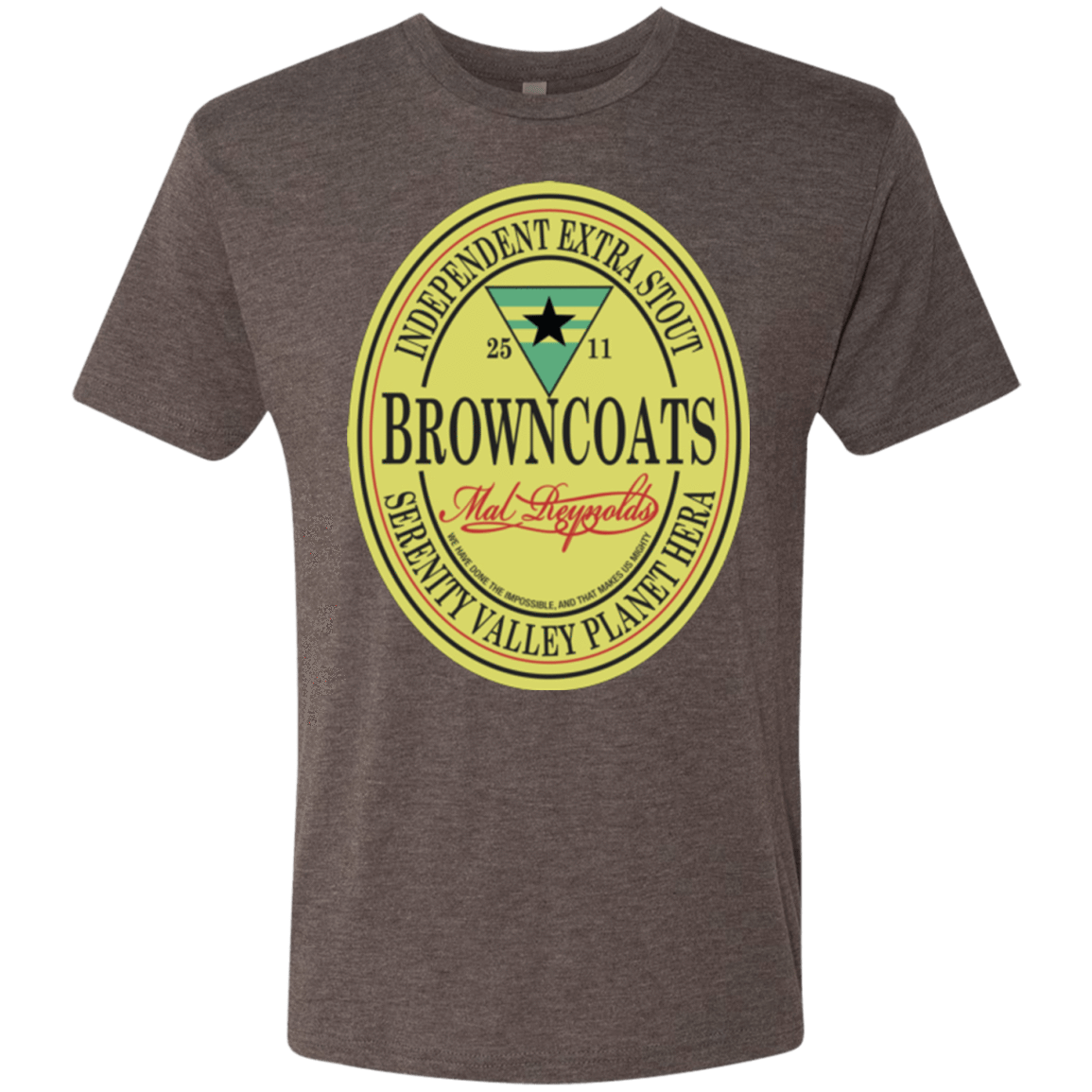 T-Shirts Macchiato / Small Browncoats Stout Men's Triblend T-Shirt