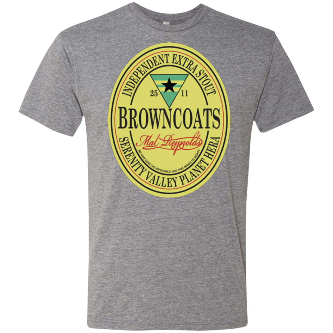 T-Shirts Premium Heather / Small Browncoats Stout Men's Triblend T-Shirt