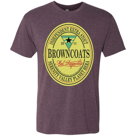 T-Shirts Vintage Purple / Small Browncoats Stout Men's Triblend T-Shirt
