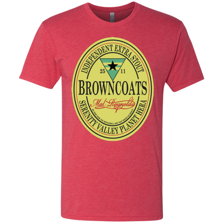 T-Shirts Vintage Red / Small Browncoats Stout Men's Triblend T-Shirt