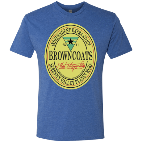 T-Shirts Vintage Royal / Small Browncoats Stout Men's Triblend T-Shirt