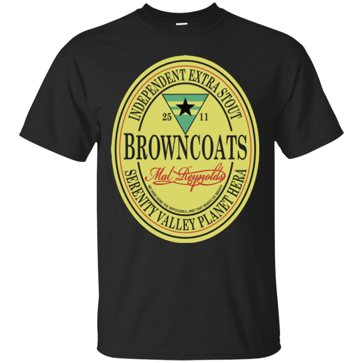 T-Shirts Black / Small Browncoats Stout T-Shirt
