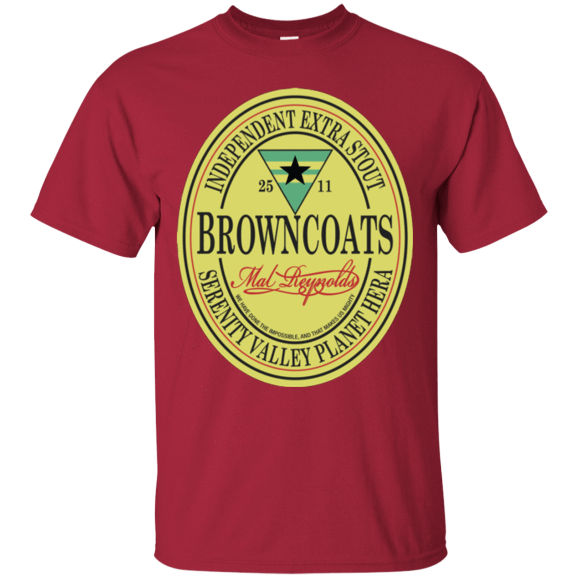 T-Shirts Cardinal / Small Browncoats Stout T-Shirt
