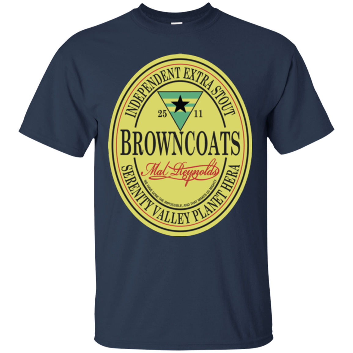 T-Shirts Navy / Small Browncoats Stout T-Shirt