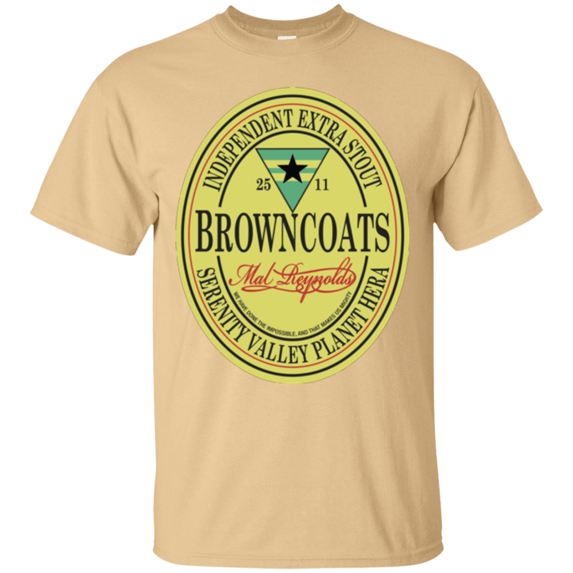 T-Shirts Vegas Gold / Small Browncoats Stout T-Shirt