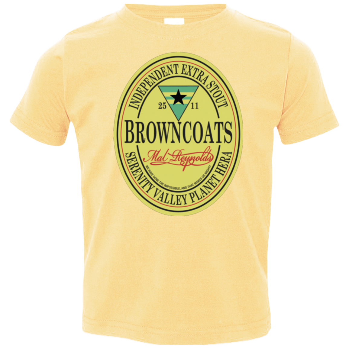 T-Shirts Butter / 2T Browncoats Stout Toddler Premium T-Shirt