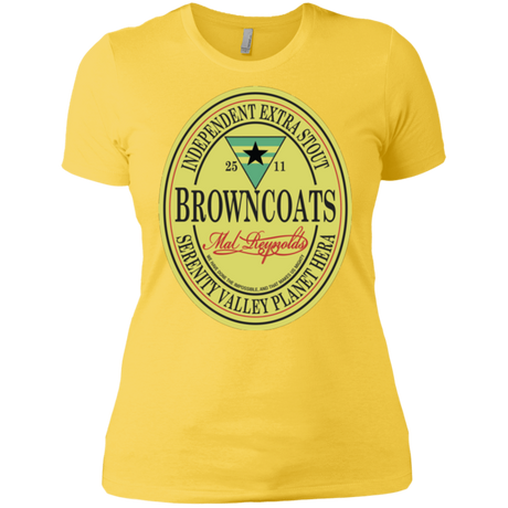 T-Shirts Vibrant Yellow / X-Small Browncoats Stout Women's Premium T-Shirt