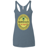 T-Shirts Indigo / X-Small Browncoats Stout Women's Triblend Racerback Tank