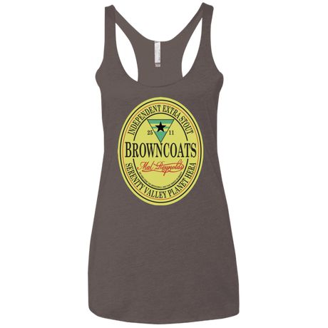 T-Shirts Macchiato / X-Small Browncoats Stout Women's Triblend Racerback Tank