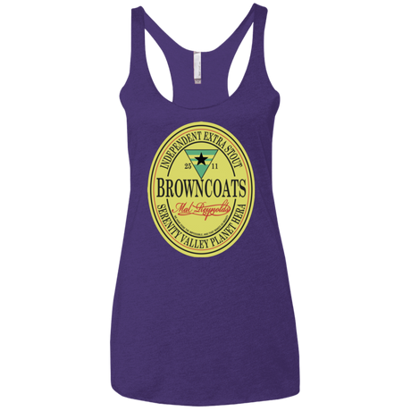 T-Shirts Purple / X-Small Browncoats Stout Women's Triblend Racerback Tank