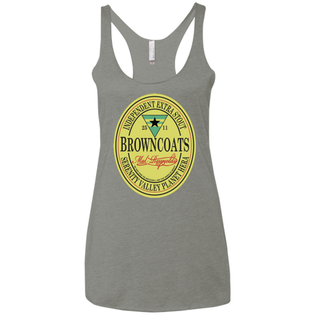 T-Shirts Venetian Grey / X-Small Browncoats Stout Women's Triblend Racerback Tank