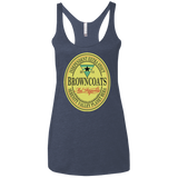 T-Shirts Vintage Navy / X-Small Browncoats Stout Women's Triblend Racerback Tank