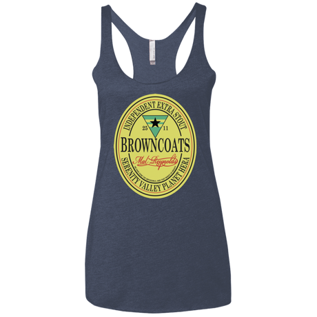 T-Shirts Vintage Navy / X-Small Browncoats Stout Women's Triblend Racerback Tank