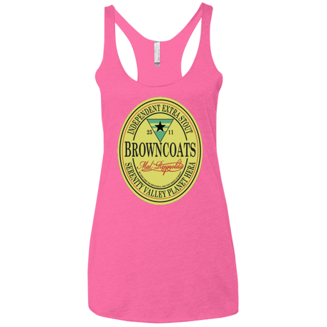 T-Shirts Vintage Pink / X-Small Browncoats Stout Women's Triblend Racerback Tank