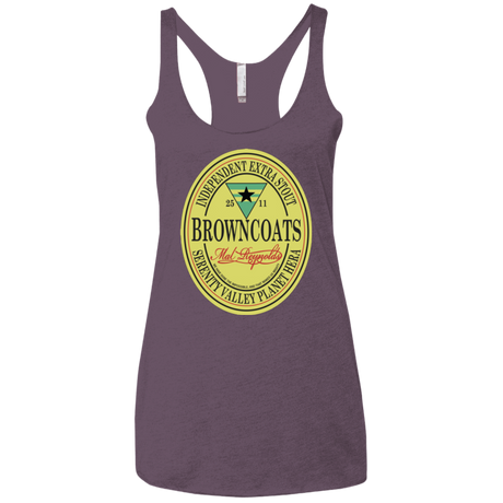 T-Shirts Vintage Purple / X-Small Browncoats Stout Women's Triblend Racerback Tank