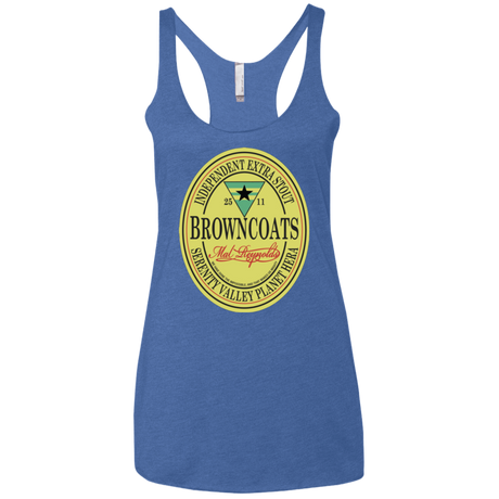 T-Shirts Vintage Royal / X-Small Browncoats Stout Women's Triblend Racerback Tank