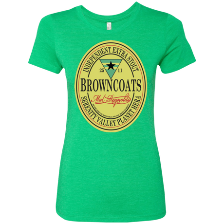 T-Shirts Envy / Small Browncoats Stout Women's Triblend T-Shirt