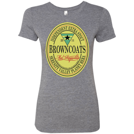 T-Shirts Premium Heather / Small Browncoats Stout Women's Triblend T-Shirt