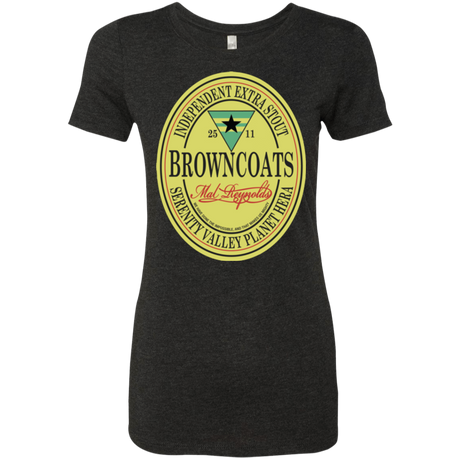 T-Shirts Vintage Black / Small Browncoats Stout Women's Triblend T-Shirt