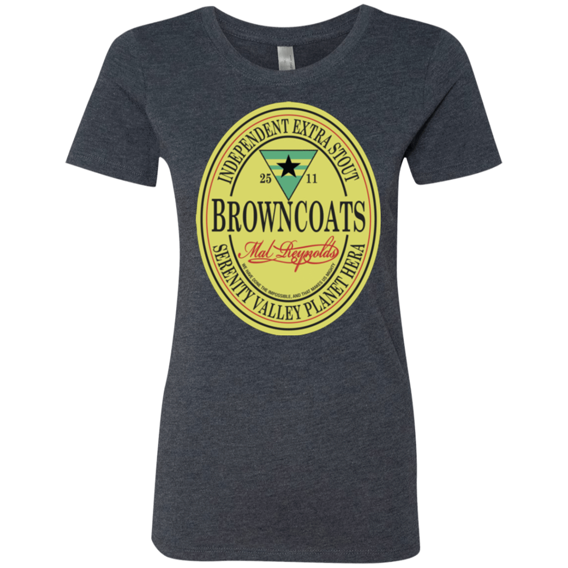 T-Shirts Vintage Navy / Small Browncoats Stout Women's Triblend T-Shirt