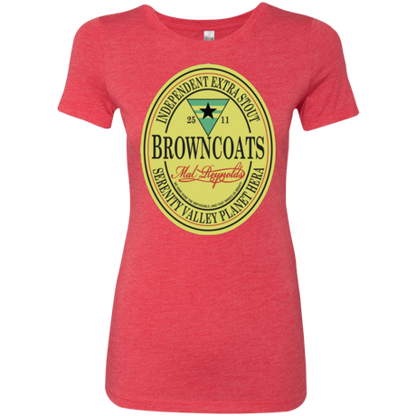 T-Shirts Vintage Red / Small Browncoats Stout Women's Triblend T-Shirt