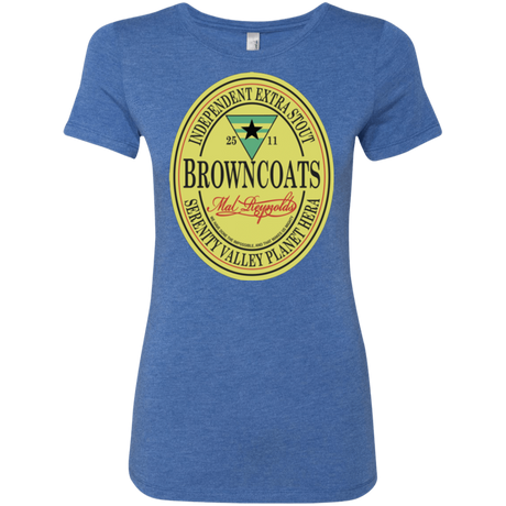 T-Shirts Vintage Royal / Small Browncoats Stout Women's Triblend T-Shirt