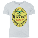 T-Shirts Heather White / YXS Browncoats Stout Youth Triblend T-Shirt