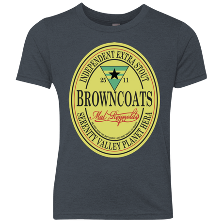 T-Shirts Vintage Navy / YXS Browncoats Stout Youth Triblend T-Shirt