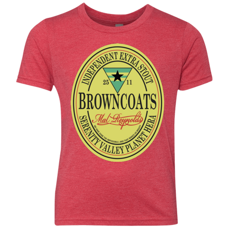 T-Shirts Vintage Red / YXS Browncoats Stout Youth Triblend T-Shirt