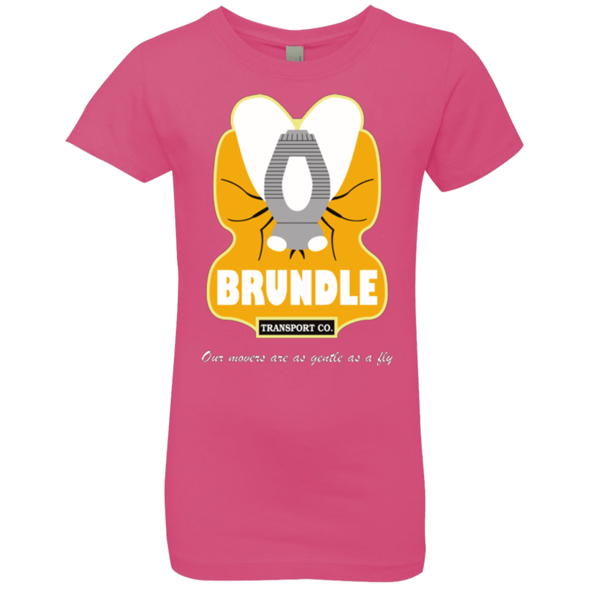 T-Shirts Hot Pink / YXS Brundle Transportation Girls Premium T-Shirt